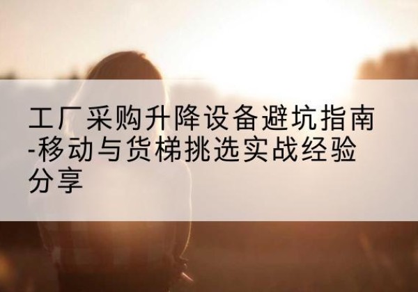 西藏移动式升降机怎么选-工厂采购升降设备避坑指南-移动与货梯挑选实战经验分享